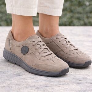 Mephisto Yael RunOff Air Jet Taupe Suede Comfort Walking Shoes US 6